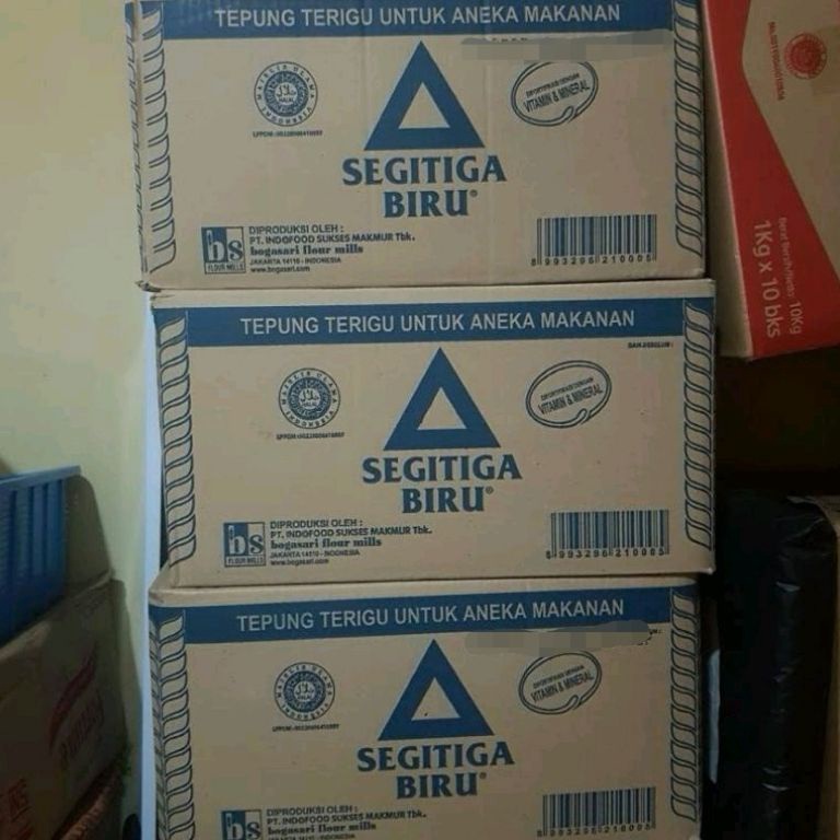 

[♚V81@] Terigu segitiga biru (12 bgks @1KG / 20 bgks @500gr) | Grosir 1 dus Hari ini