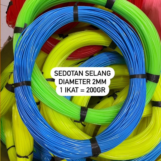 Sedotan Selang Kecil diameter 2mm (1 Ikat = 200gr +-100meter) / Sedotan Selang Infus / Sedotan Selan