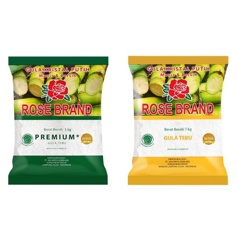 

[☝O62/] GULA ROSE BRAND KUNING/HIJAU 1 KG (random) Kualitas Terjamin
