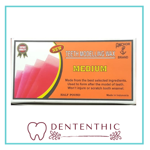 Dental baseplate wax anchor