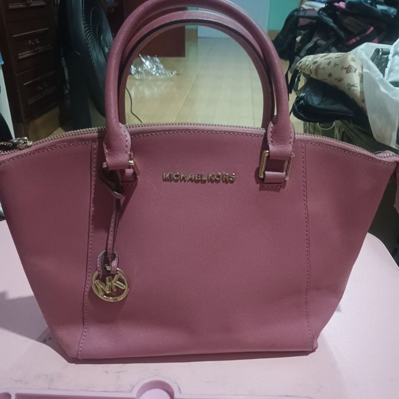 tas pink michael kors