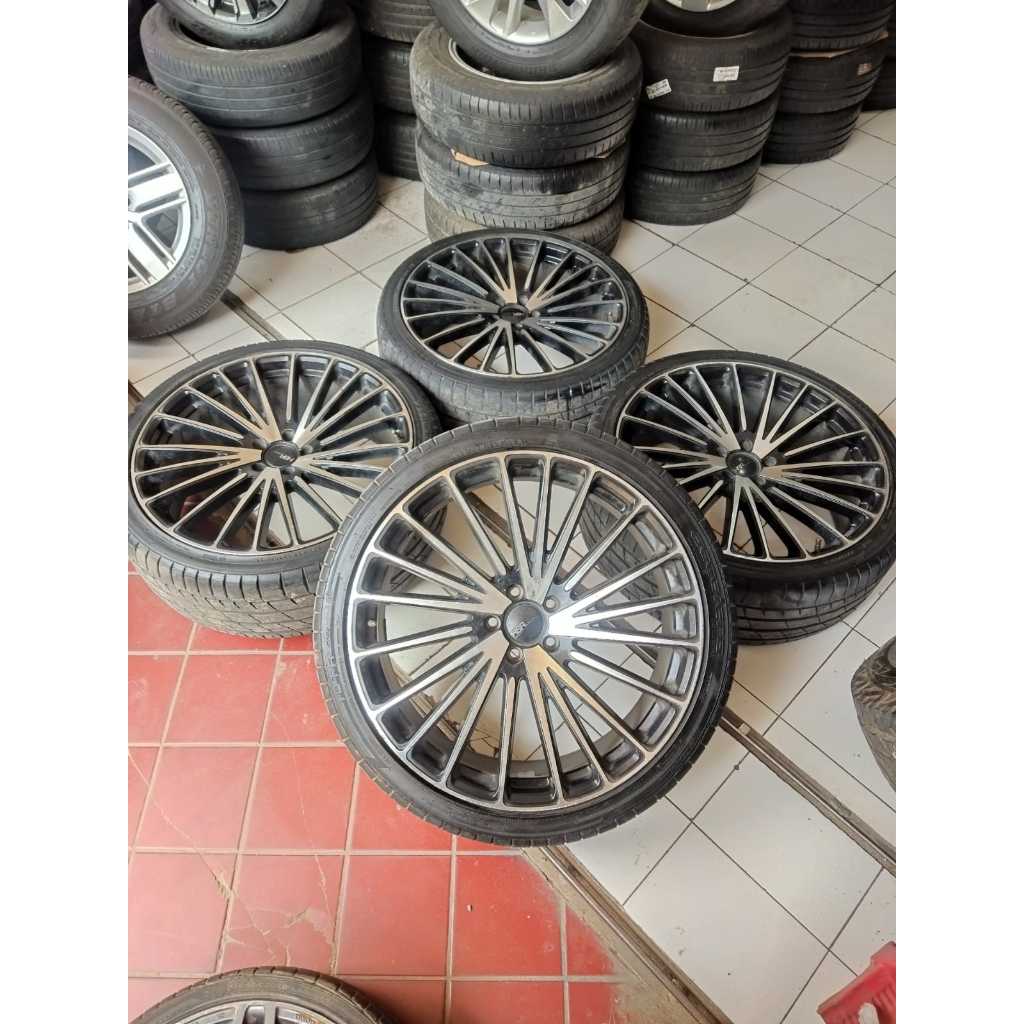 velg mobil second HSR ring 22 pcd 5x114,3 buat vitara captiva crv x trail