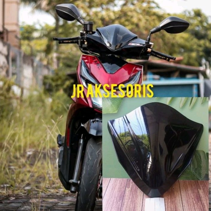 PAKET VARIASI VISOR PLUS SPION HONDA BEAT FI LAMA
