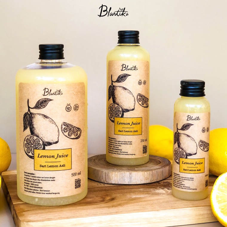 

R3ady St0ck Blantika Sari Lemon Asli - Lemon Juice 100% pure alami [110]