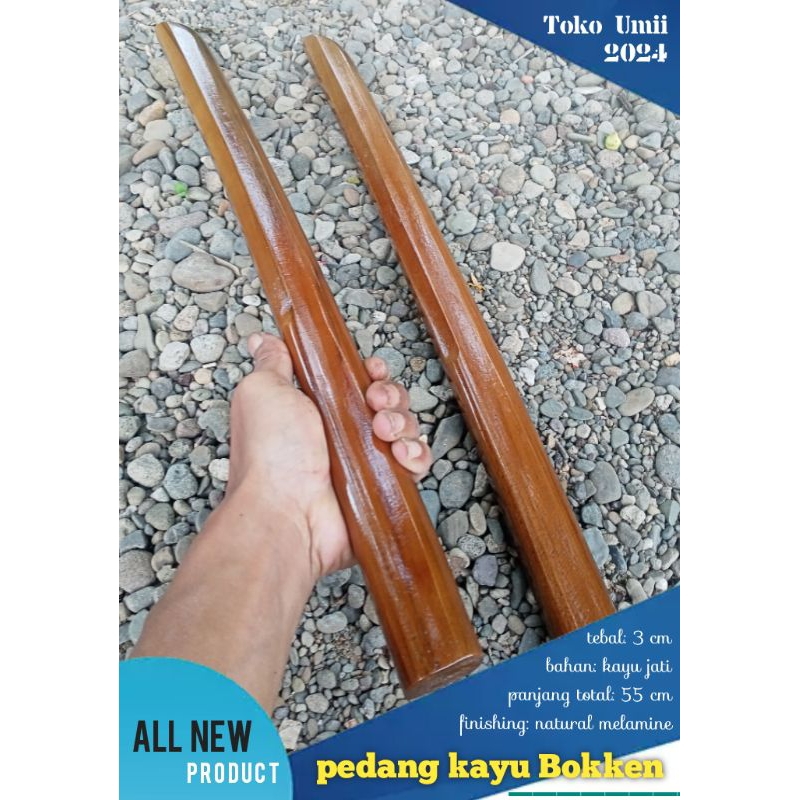Pedang kayu bokken mini