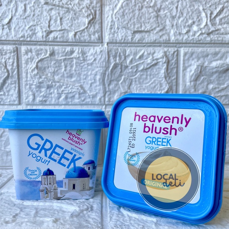 

[♡A36(] HEAVENLY BLUSH GREEK PLAIN YOGHURT/ GREEK PLAIN YOGURT/ GREEK YOGHURT ORIGINAL 300gr Langsung proses