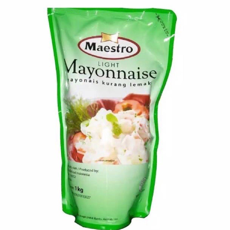 

HIFVO TERMURAH !!!!! Maestro Mayonaise Pouch 1kg Paling Popular
