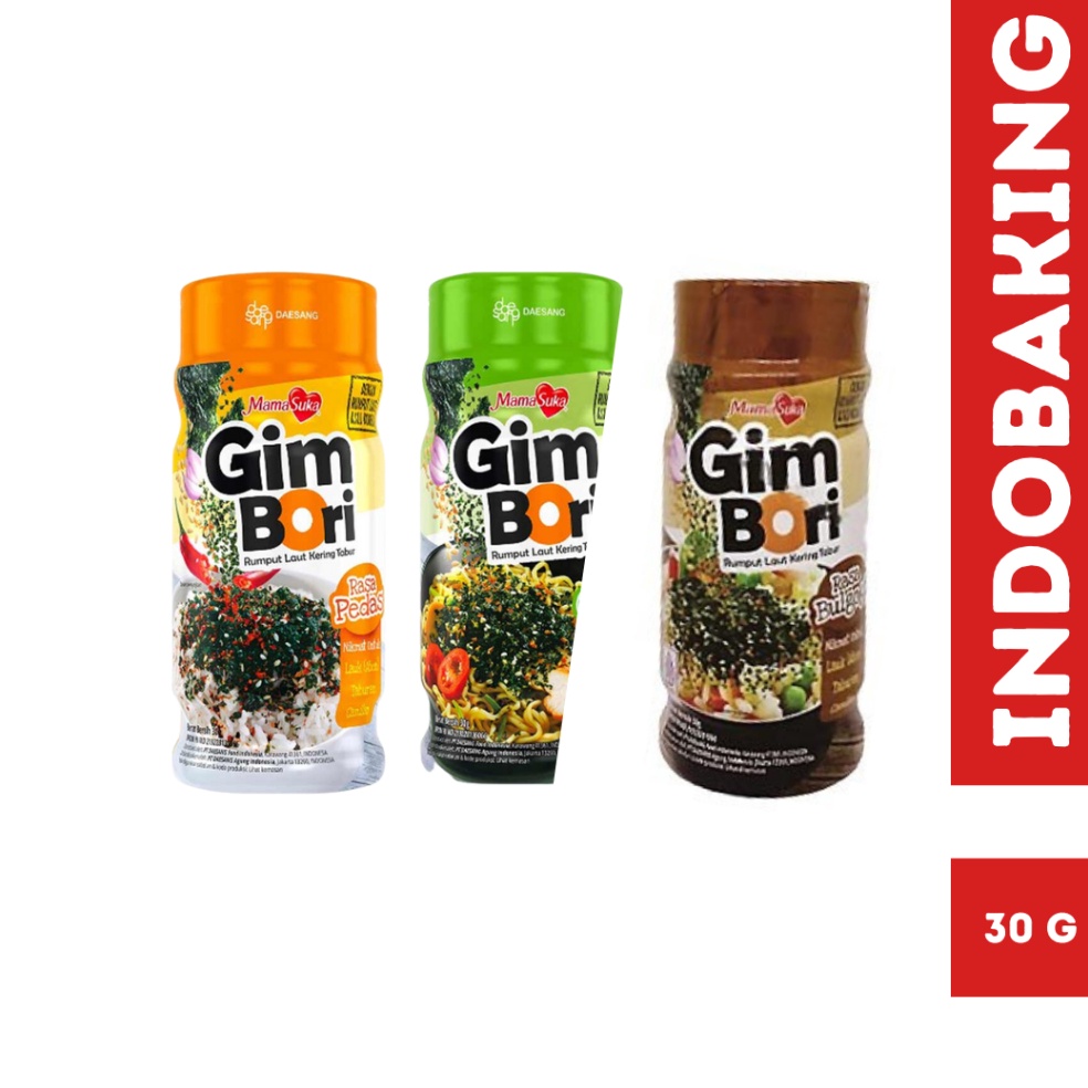 

AST MamaSuka Bon Nori / Gim Bori Rumput Laut Kering Tabur Botol 30g 7emrv