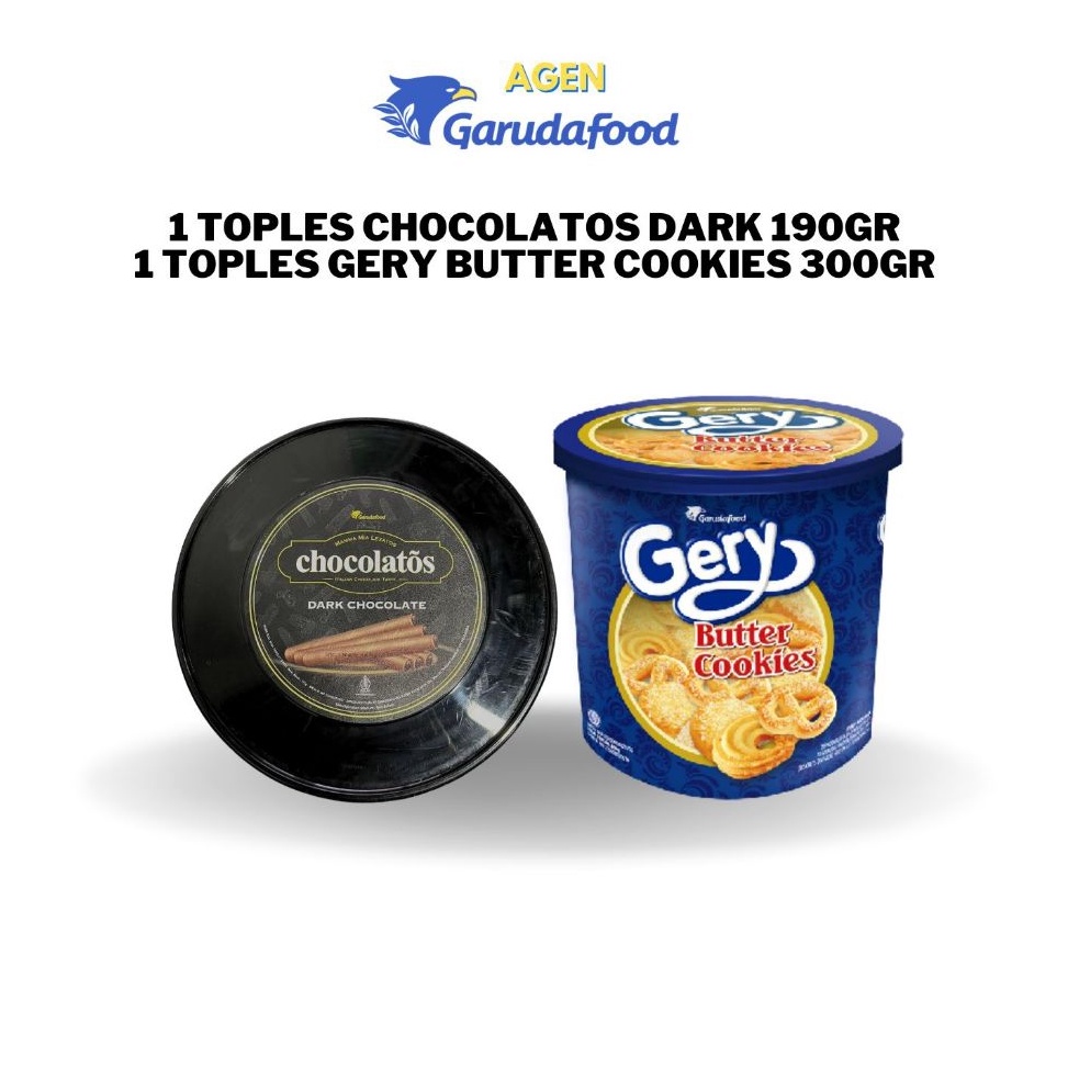 

Diskon➾ 1 TOPLES Gery butter cookies 300gr & 1 TOPLES Chocolatos Dark Roll 190gr 94