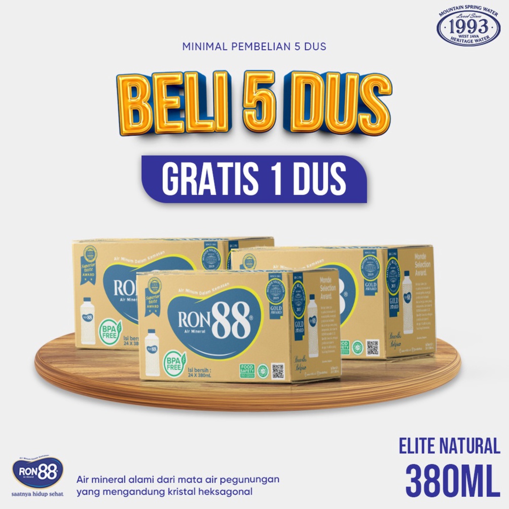 

D!skon Ron88 natural 380ML minimal 5 karton 1 karton [302]