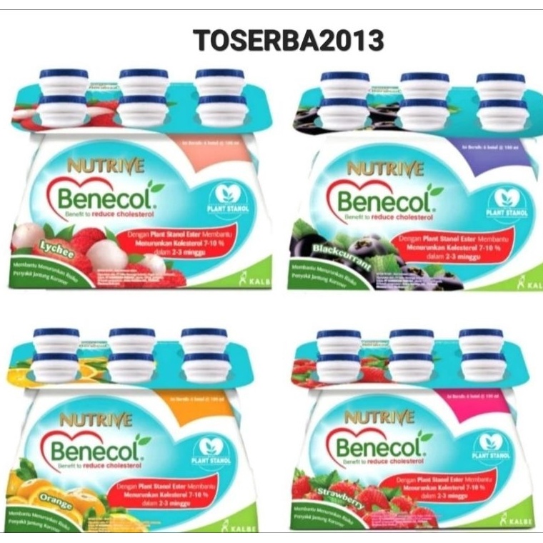 

[Produk TC40] NUTRIVE BENECOL 6 X 100 ML- MINUMAN PENURUN KOLESTEROL fwiqe