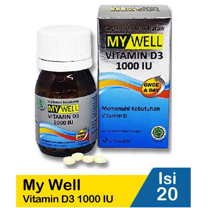 MY WELL VITAMIN D3 1000 IU