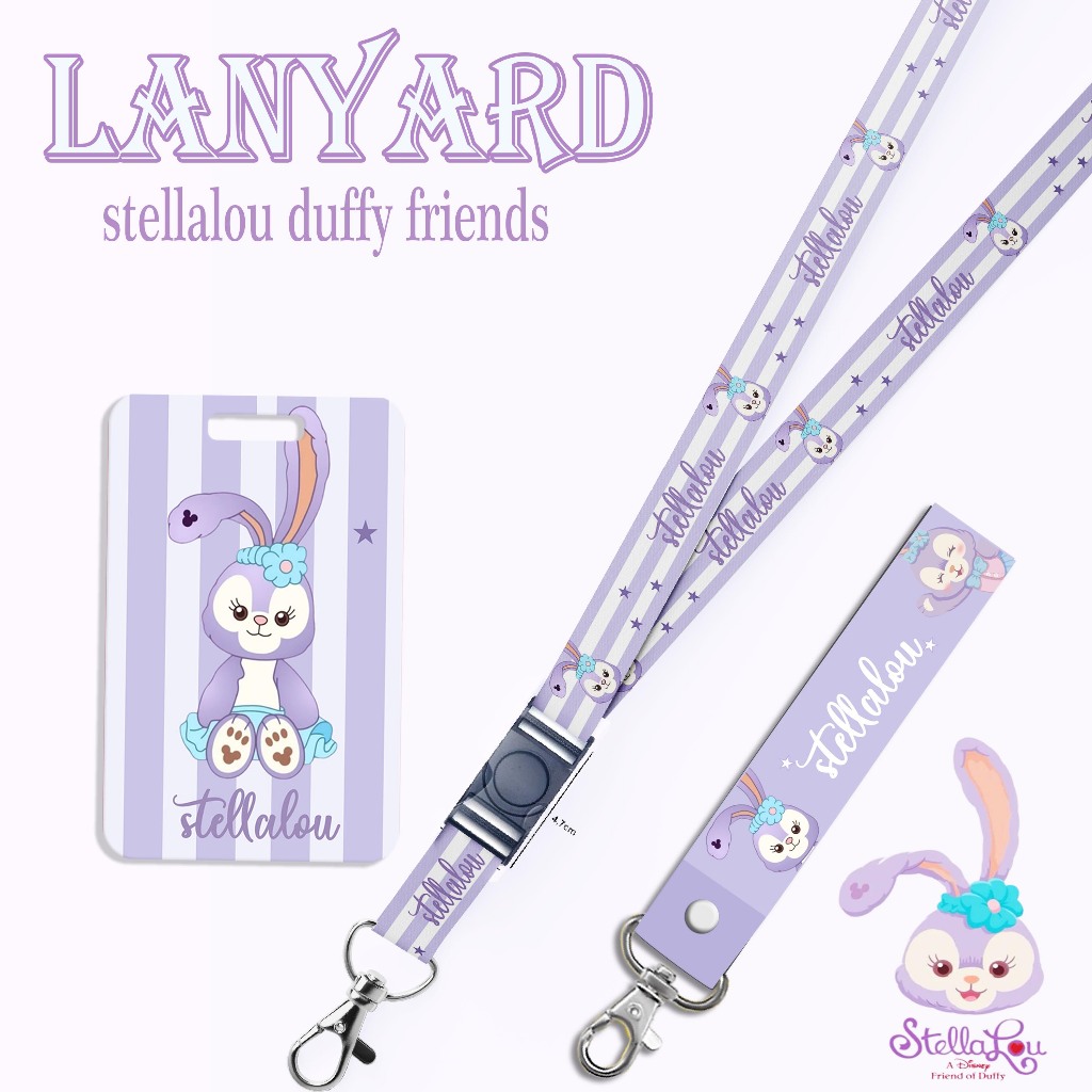 

STRAP LANYARD CARD HOLDER Stellalou Duffy Gantungan Kunci, Handphone, ID Card