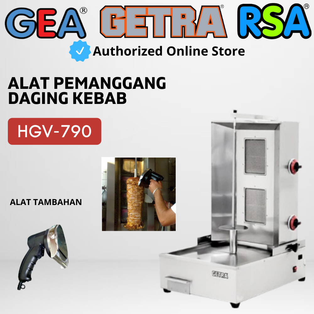 ALAT PANGGANG DAGING KEBAB GETRA HGV-790 MESIN PEMANGGANG KEBAB