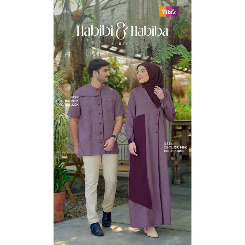 BAJU COUPLE GAMIS DEWASA DAN KOKO DEWASA NBRS RANDOM 4 HABIBA HABIBI ALYA BUSY 004 ARAAFA