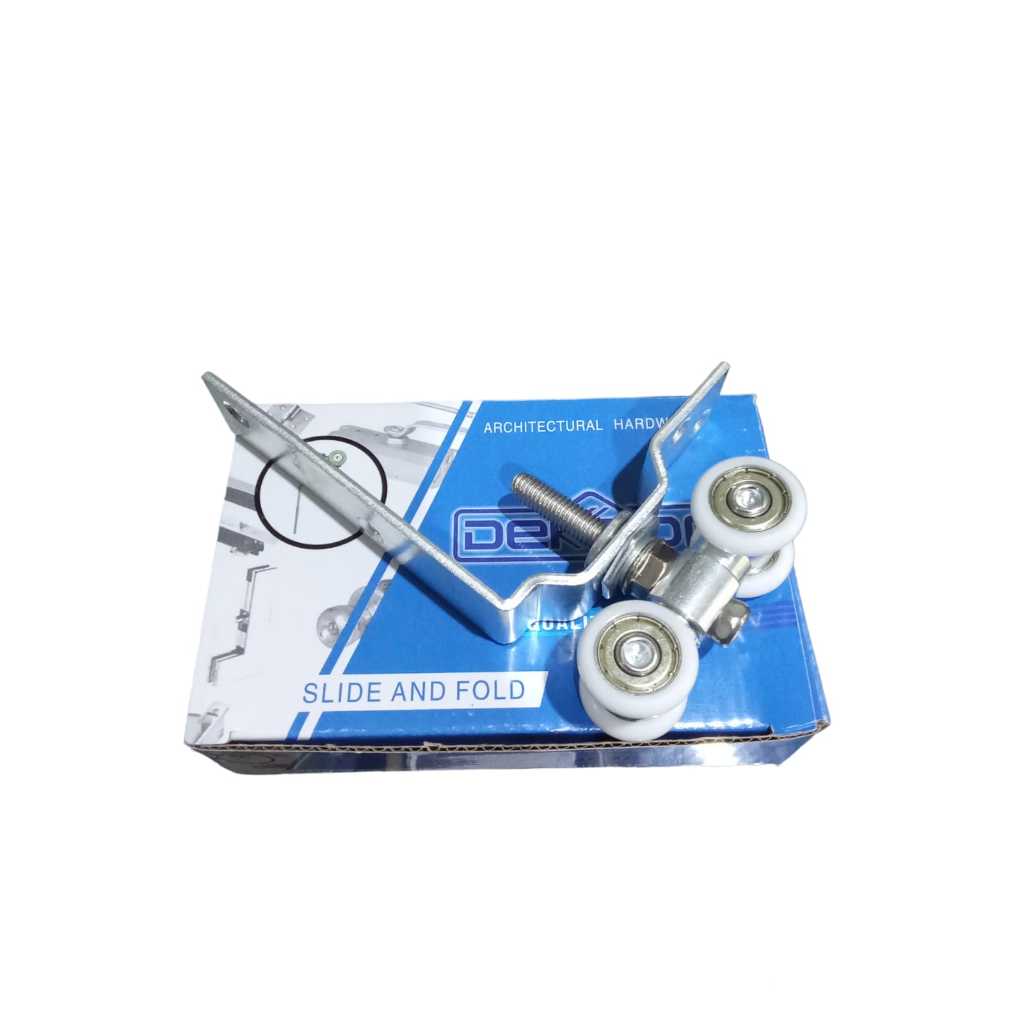 Folding Alumunium Hanger 7166 Dekson Roda Atas Pintu Lipat