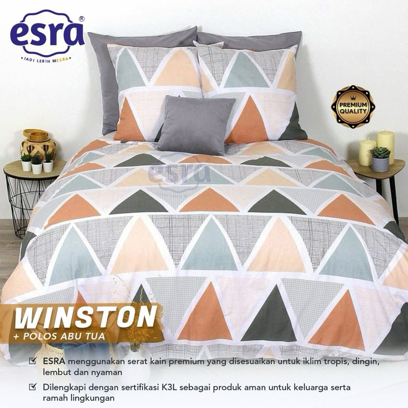 kain sprei meteran winston esra
