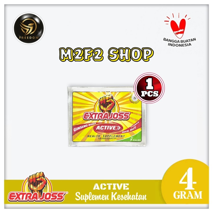 

Extra Joss Active Royal Jelly Original Serbuk Sachet - 4 gr (Kemasan Satuan)