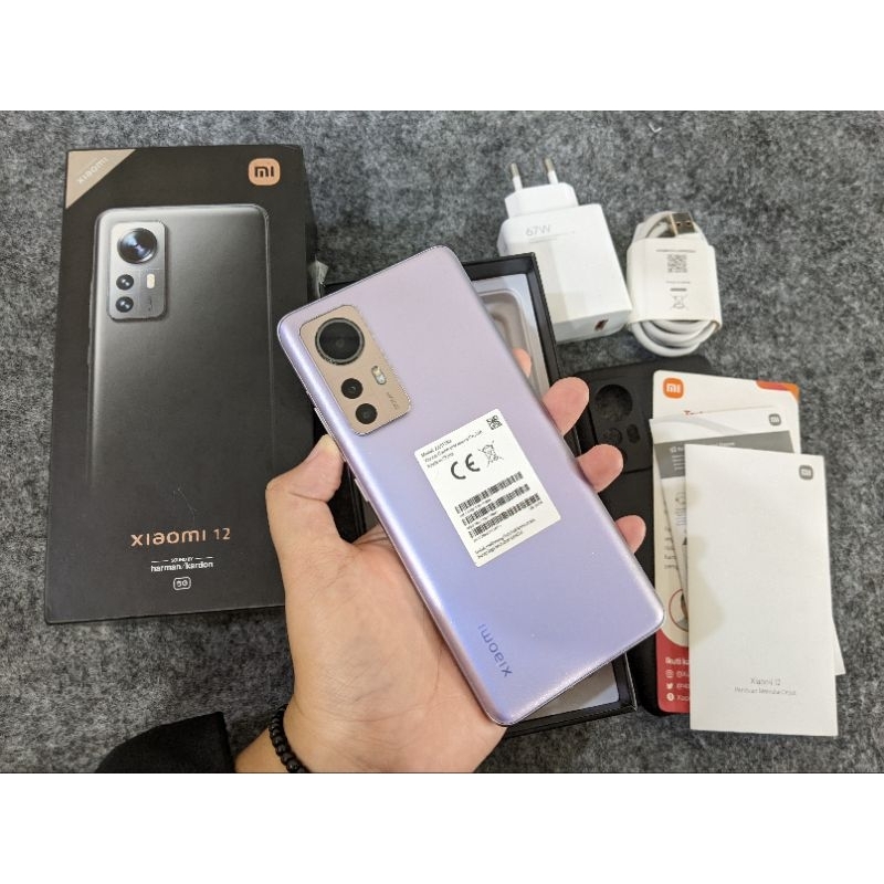 Xiomi 12 5G Ram 8/256 GB Fulset Nominus Original