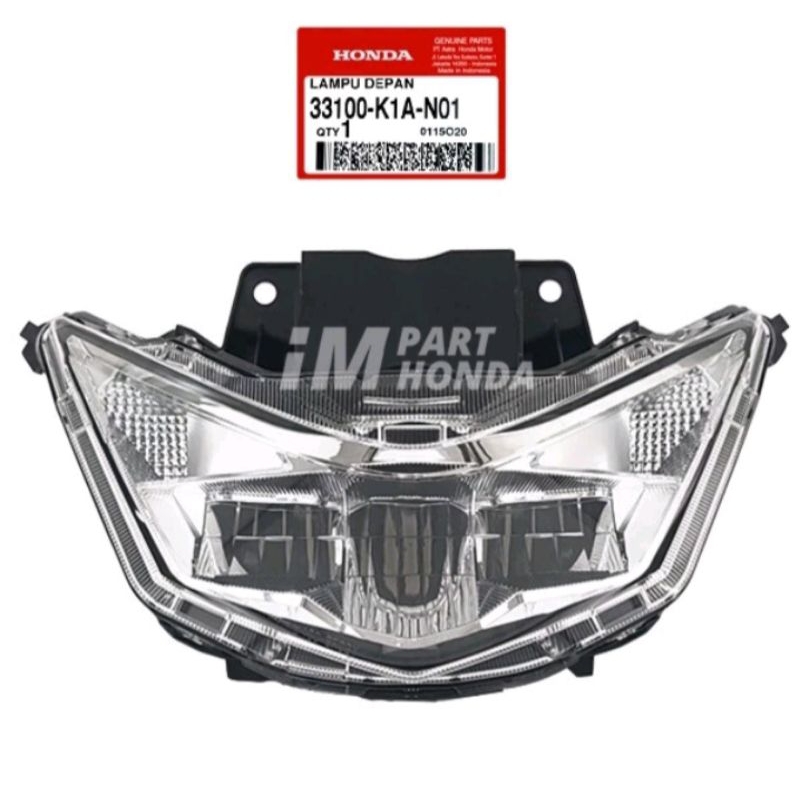 Reflektor lampu depan beat deluxe lampu depan komplit beat 2020 2021 2022 2023 LED