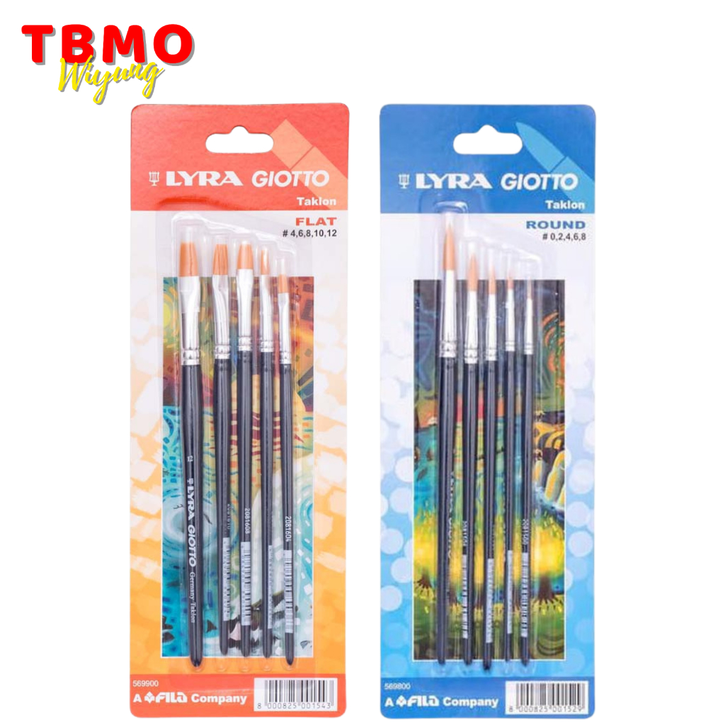 

TBMO Lyra Brush Set / Kuas Lukis Lyra Set Isi 5 Pcs