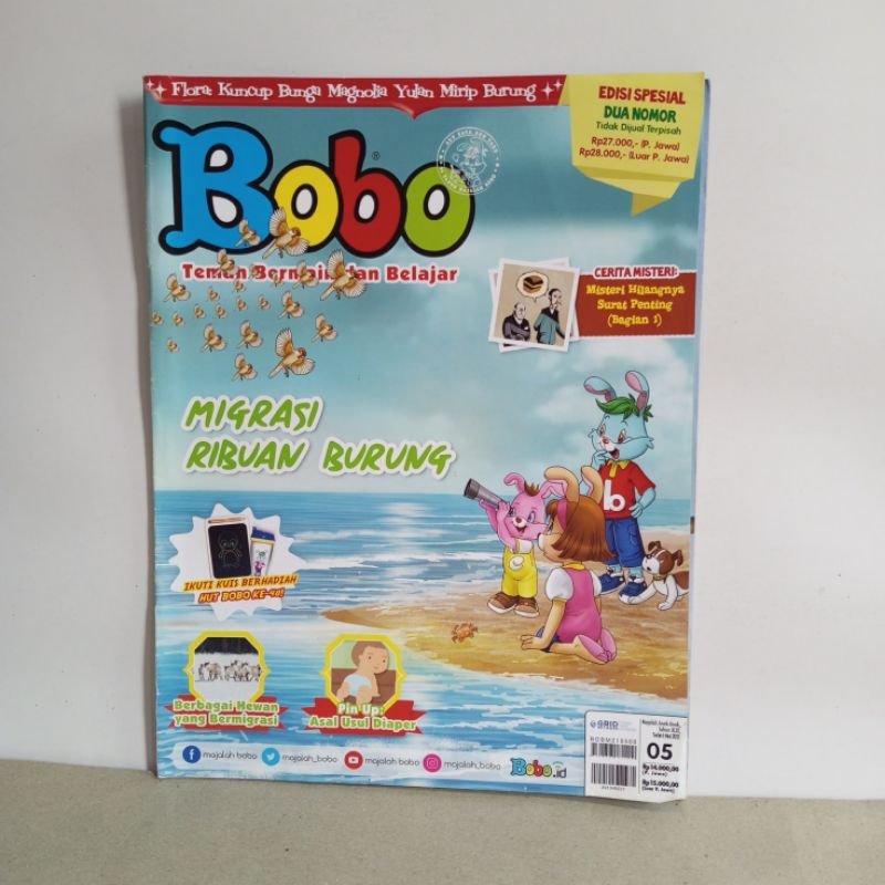 Majalah Bobo no 5 edisi 6 mei 2021