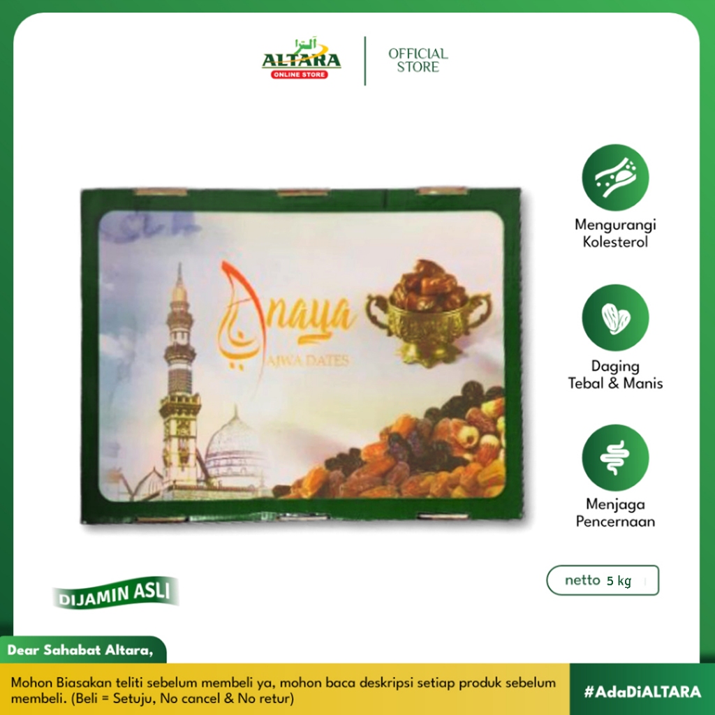 

Kurma Ajwa Anaya 5kg
