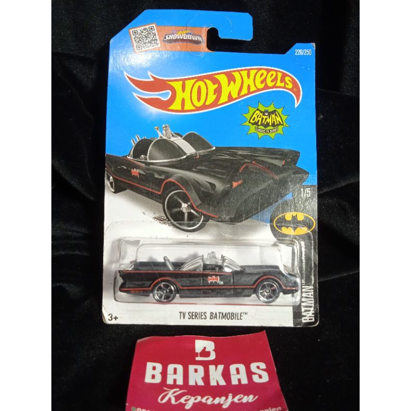 HOTWHEELS HOT WHEELS BATMAN TV SERIES BATMOBILE DIECAST MOBIL LANGKA
