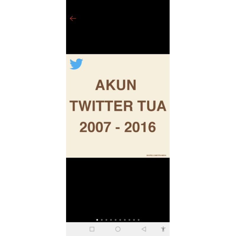 Akun Twitter Tua