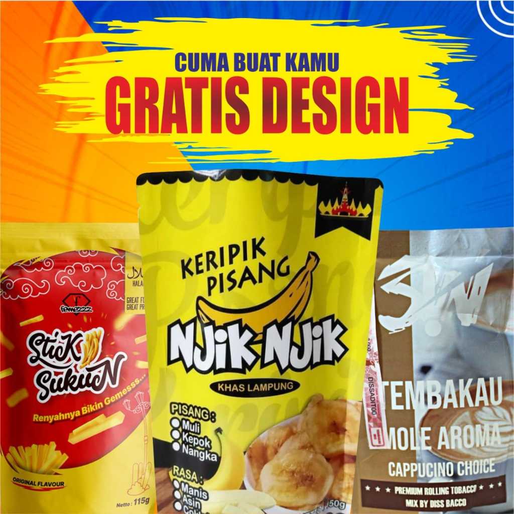 

Cetak Kemasan Standing Pouch Custom