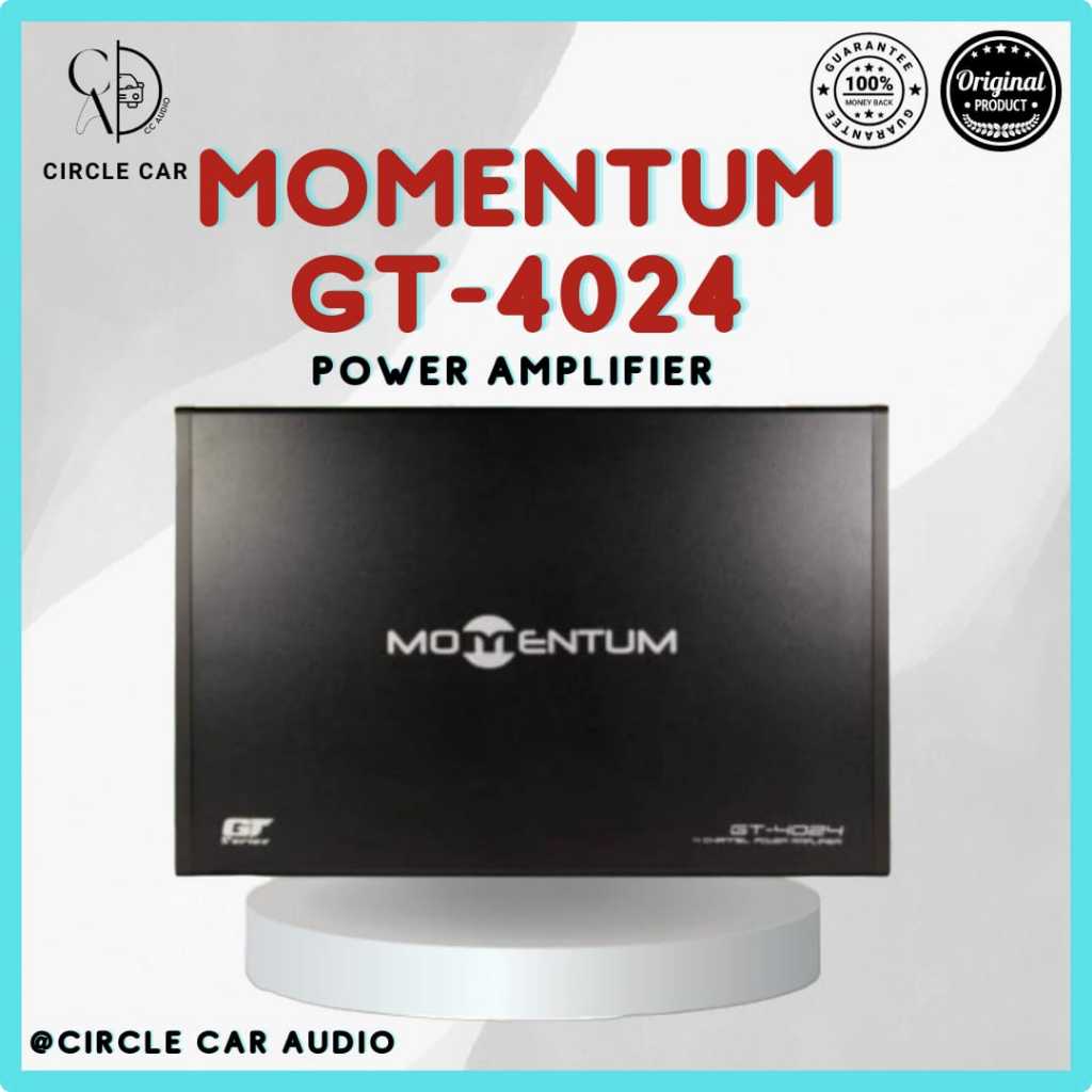 POWER AMPLIFIER 4 CHANNEL MOMENTUM GT 4024 24 VOLT / POWER MOMENTUM