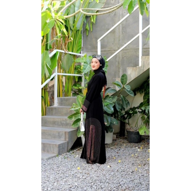 ABAYA HITAM | GAMIS HITAM | GAMIS WANITA | GAMIS TERBARU| ABAYA OUTER | ABAYA MEWAH