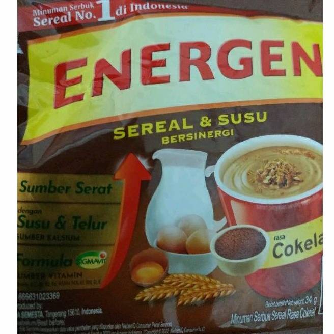 

energen sereal rasa coklat (5 sachet)