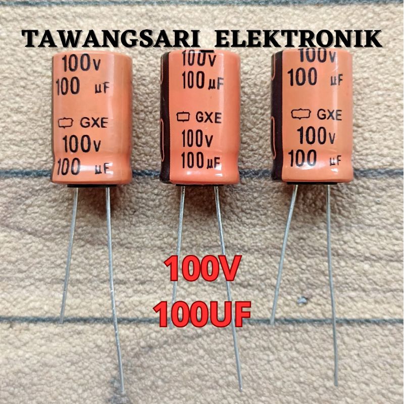 elko 100v 100uf capasitor elco 100v 100uf Elko 100V 100UF