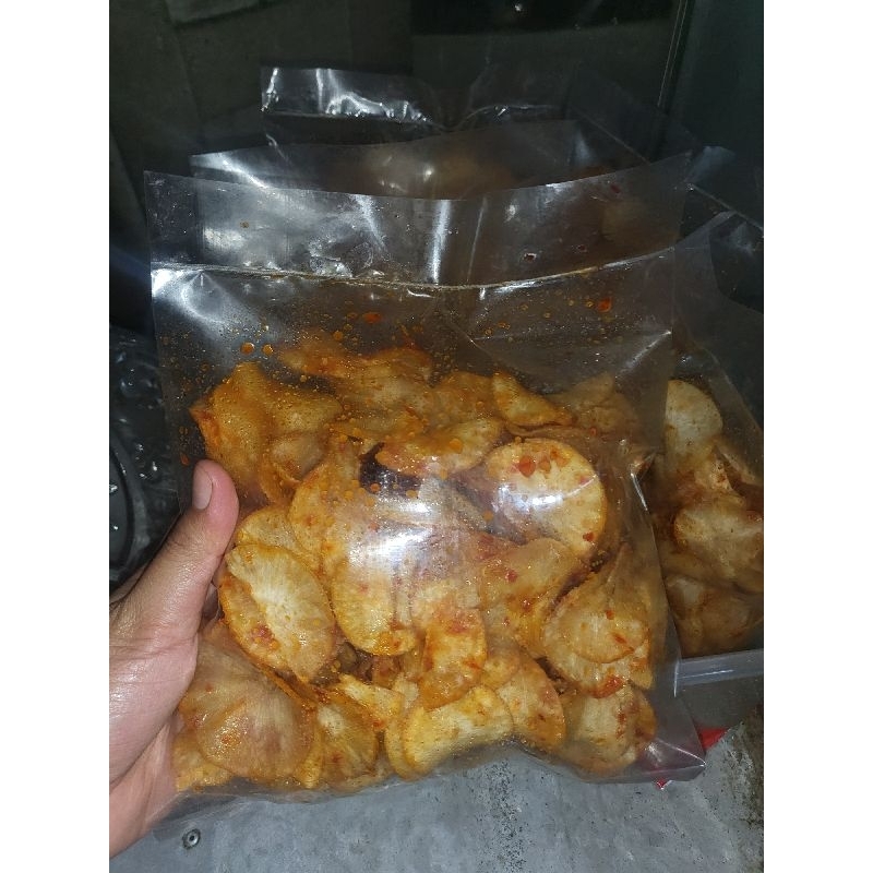 

Kripik Ubi Pedas Manis 200 gram