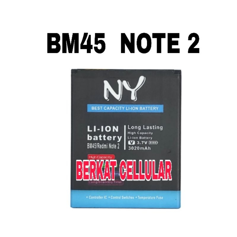 BATERAI XIAOMI NOTE 2 BM45 DOUBLE POWER NY