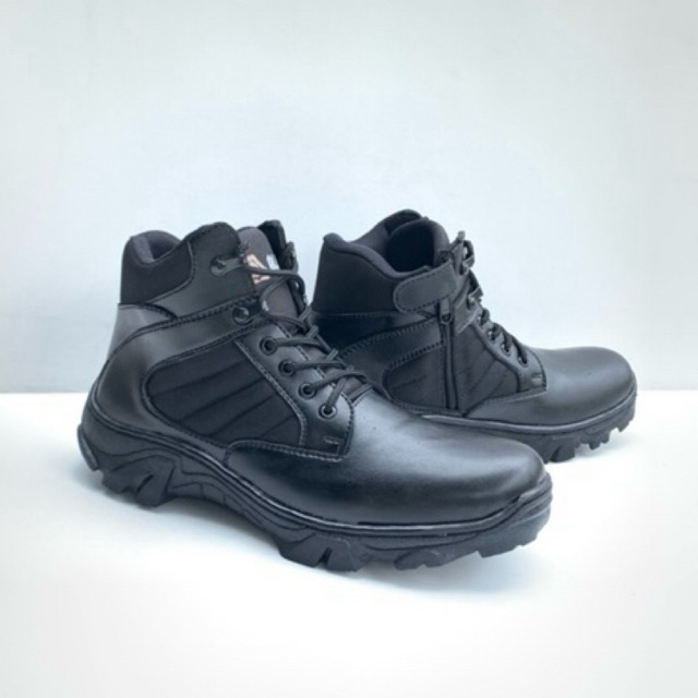 sepatu pdl delta hitam sepatu adventure sepatu dinas tni polri
