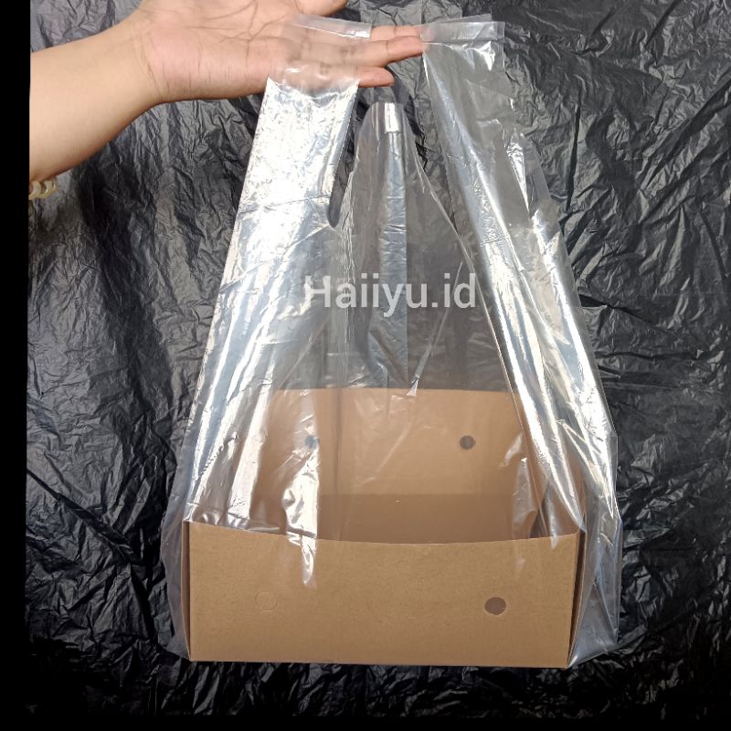 

Plastik Pe Bening kardus 18x18