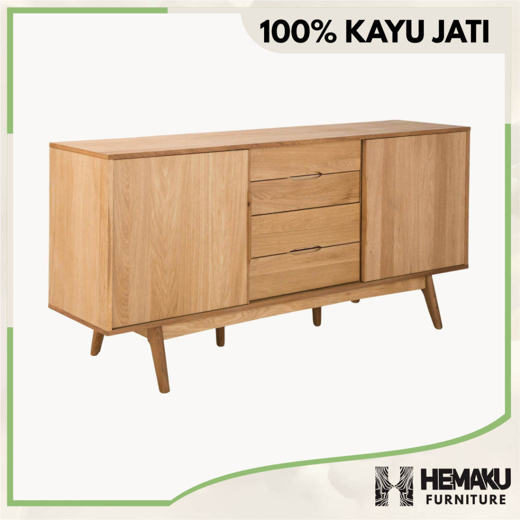 Sideboard Cabinet minimalis sideboard retro buffet kayu jati