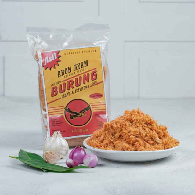 

Abon Ayam Spesial cap Burung Elang 250 gram | Boyolali