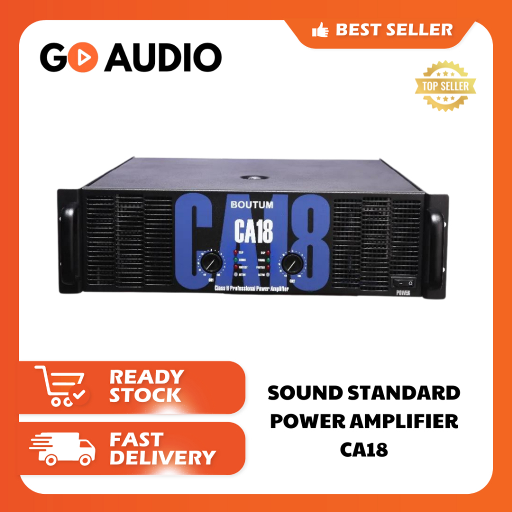 SOUND STANDARD | Power Amplifier CA18  Body Panjang 3U Panel