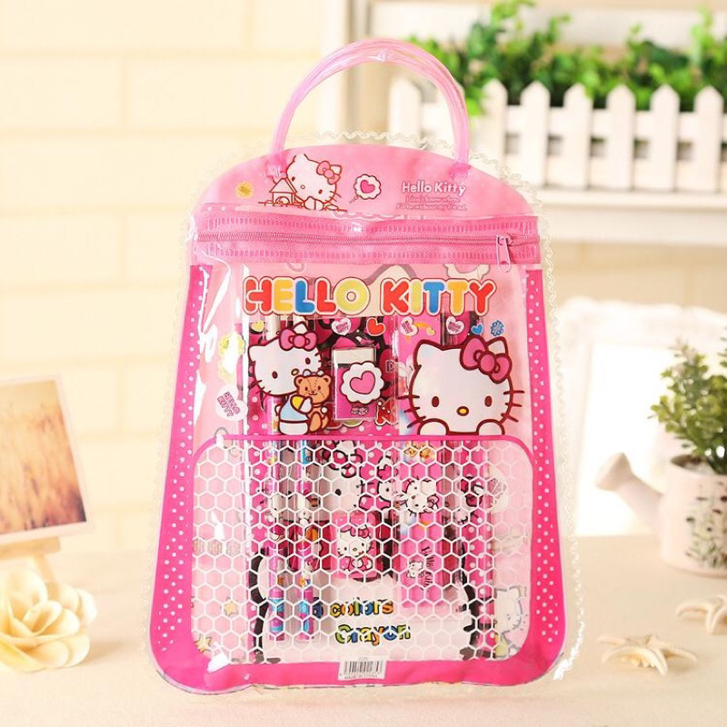 

Stationery Set 6 in 1 Free Tas Alat Tulis Anak Sekolah Buku Pulpen Penghapus Pengaris STY05