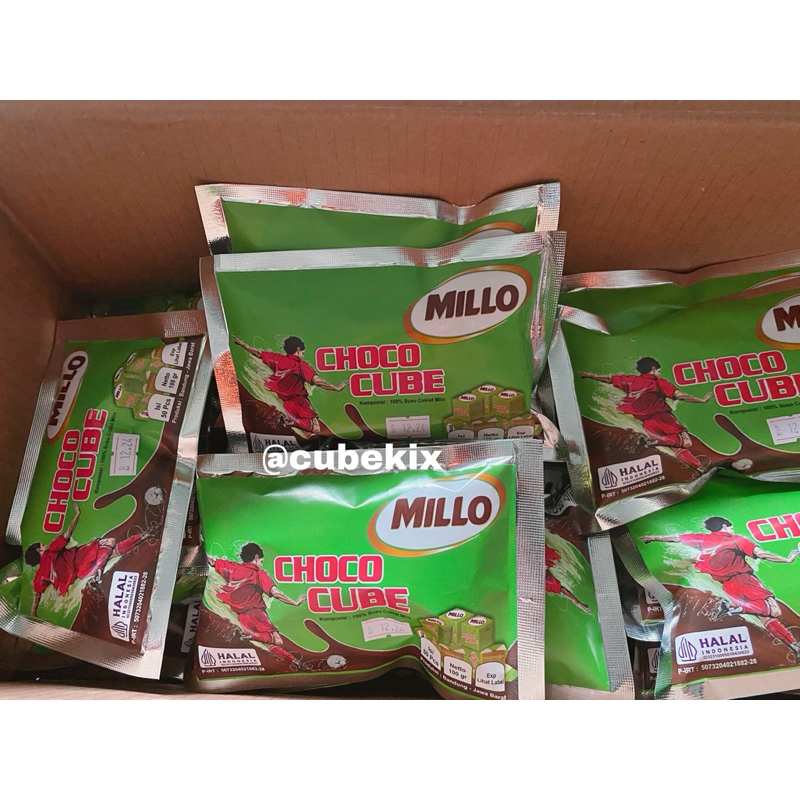 

1 Dus Milo/Millo Cube Lokal isi 40 pack (choco cube)