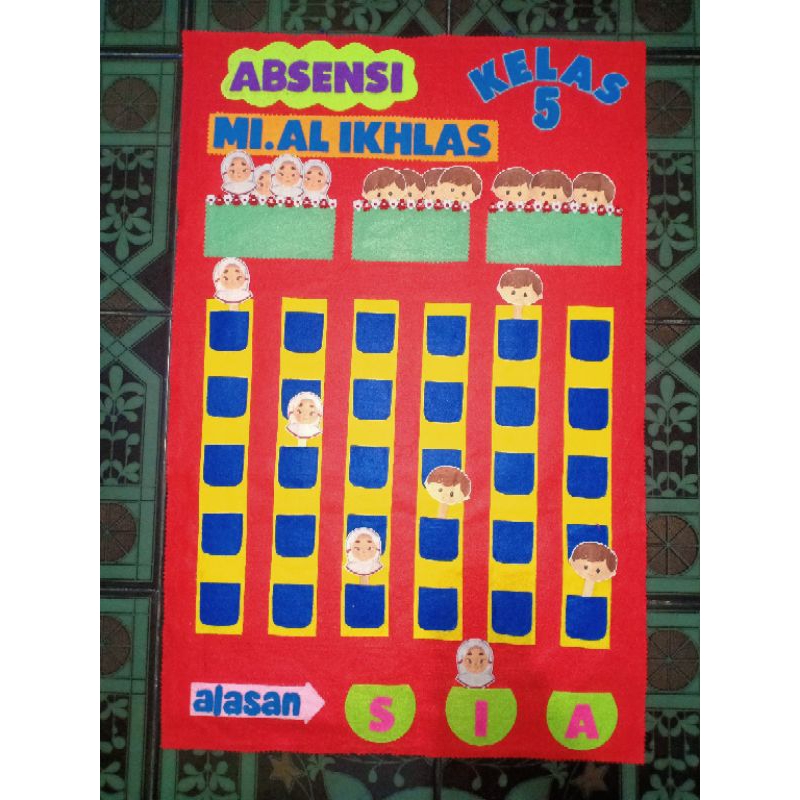

Absensi Kelas (stik GAMBAR)