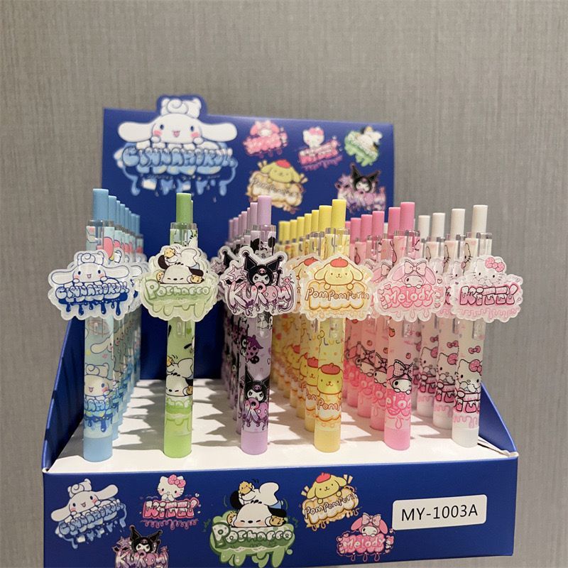 

[randomstuff] 1 Box Pena Pencet Motif Sanrio Cartoon Lucu Unik Gelpen Hiasan Akrilik Pulpen Cair Berkualitas Motif Kitty Cinnamoroll Satuan Anti Macet Stationary Kit Japanese Korean Style