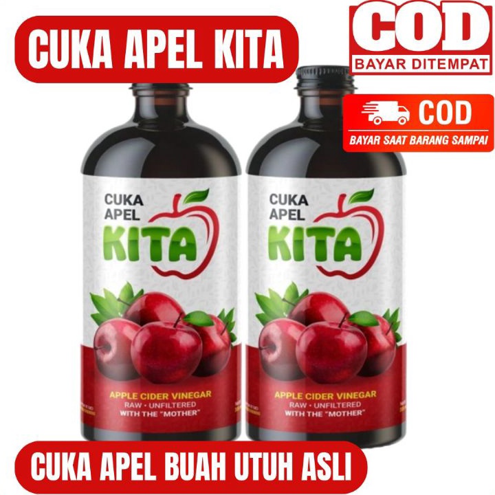 

[KODE 7A69I] [BISA COD] - CUKA APEL KITA 300 ML - CUKA APEL BATU MALANG CUKA APEL MALANG CUKA APEL ER VINEGAR SARI PERASAN APEL MURNI