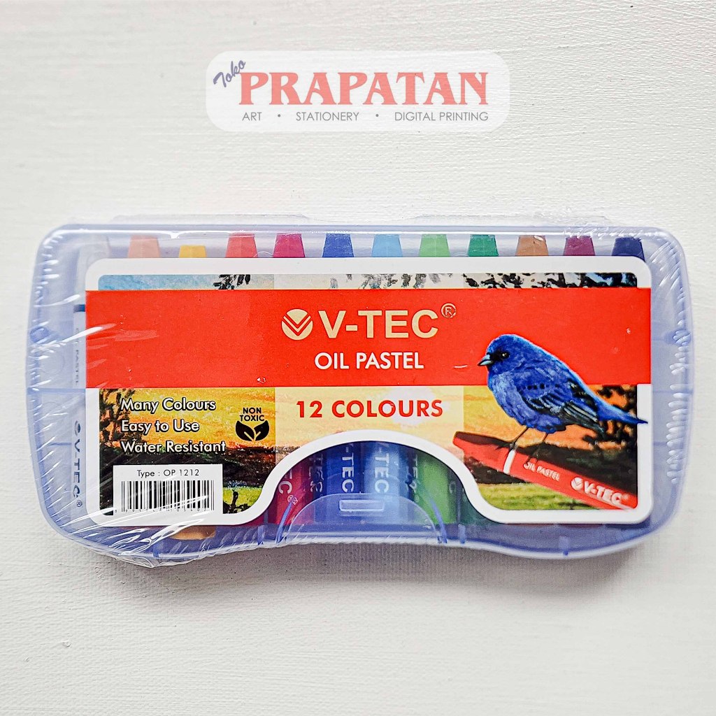 

V-TEC Oil Pastel OP-1212 | Crayon Minyak