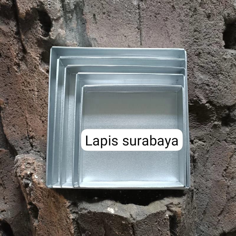 Loyang Lapis Surabaya / Loyang Bolu Gulung Galvalum Tinggi 4cm