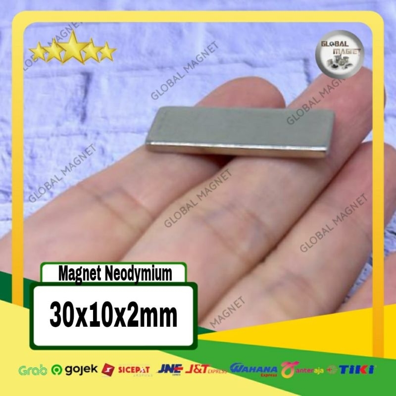 Magnet Neodymium / Magnet Persegi 30x10x2mm