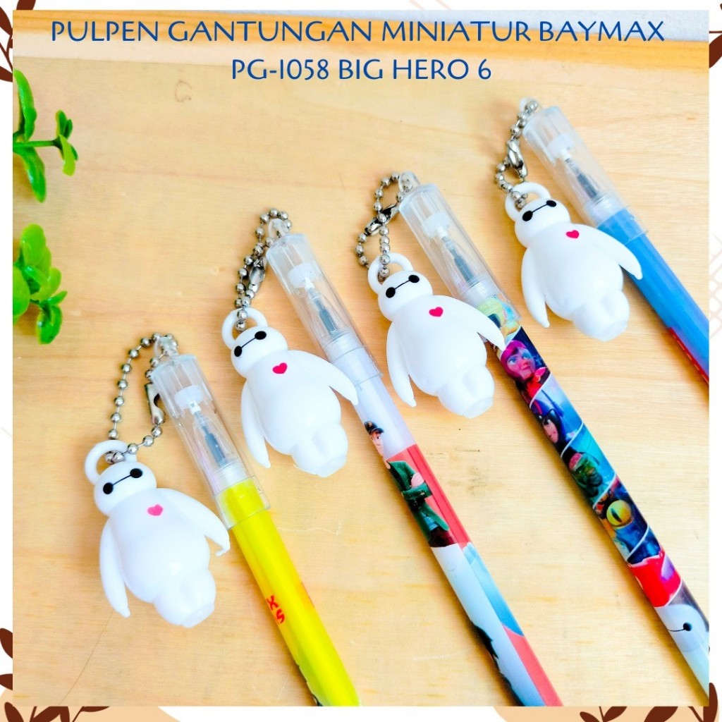 

PULPEN GANTUNGAN MINIATUR BAYMAX PG-1058 BIG HERO 6 PEN PENA BOLPEN BOLPOIN LUCU ANAK ALAT TULIS KANTOR SEKOLAH MURAH TERMURAH COD